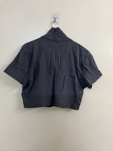Divided by H&amp;M Cropped Collared Top