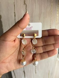 Elegant Pearl Drop Earrings