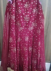 Red &amp; Gold Girls Dress