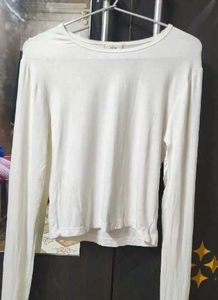 Classic White Long Sleeve Top