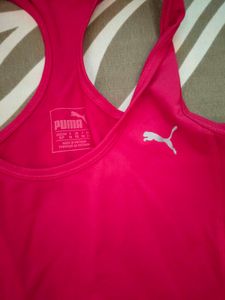 Puma Pink Athletic Tank Top