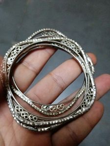 Set of Silver Bangles