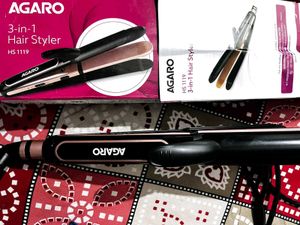 New AGARO 3-in-1 Hair Styler