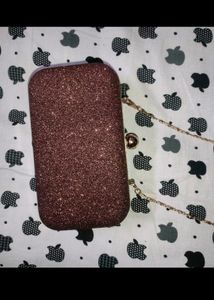 Maroon clutch