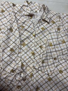 collar kurta stitched piece
