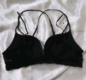 Stylish Black Lace Bra