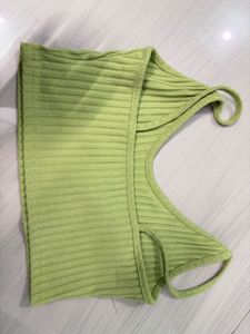 Lime Green Shein Crop Top