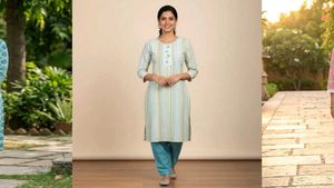 Combo-3-BrandNew 2-SkyBlue&1-Pink Embroidery