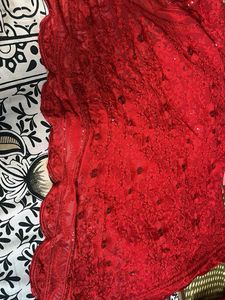 women red ready made saree