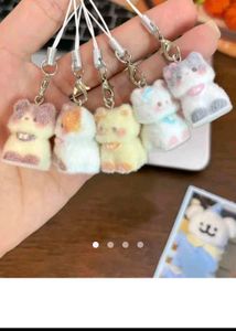 Cute Plush Animal Charms