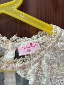 Floral Print Lace Detail Dress