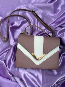 Retro Colorblock Shoulder Bag