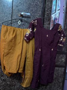 Embroidered Kurta Set with Dupatta