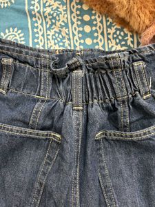 Wide Leg Denim Jeans