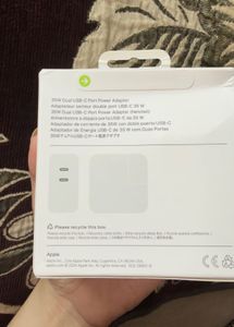 New Sealed Apple Original Dual USB-C 35W Adapter