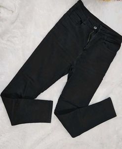 Classic Black Slim Fit High Waist Jeans