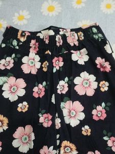 Floral Print Mini Skirt with Bow Detail