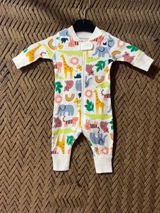 Printed Onesie Romper For New Born Baby