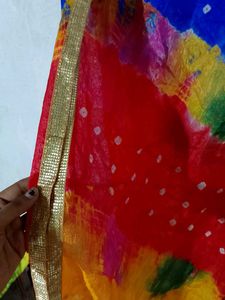 Vibrant Bandhani Silk Dupatta
