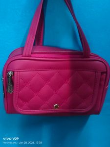 Quilted Pink Handbag