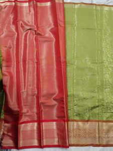 Green Semi Kanchi Pattu Saree