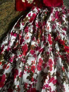 Beautiful Floral Lehenga Choli Set