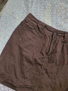 Brown skort