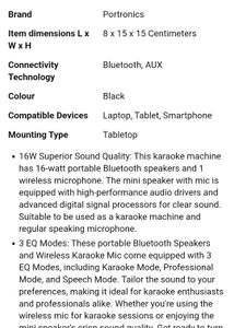 New Karaoke Speaker