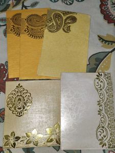 Elegant Indian Wedding Invitations Set