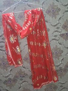 Elegant Red Dupatta🆕❤️