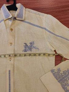 Stylish Men's Yellow Casual Shirt