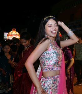Beautiful Floral Print Lehenga Choli