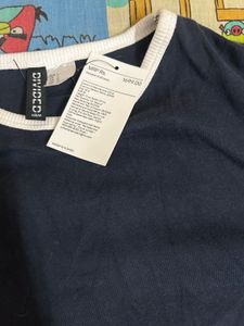H&amp;M Navy Blue T-Shirt