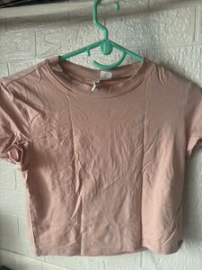 Soft Pink Basic T-Shirt