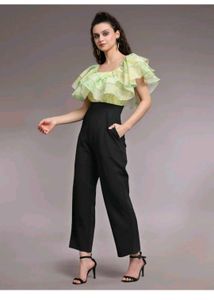 Stylish Ruffled Jumpsuit