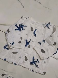 Cute Airplane Print Pajamas