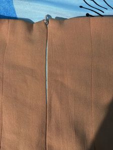Pleated Peach short Skirt