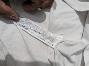 Zara Classic White Polo Shirt