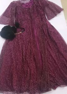 Sparkling/shiny Purple Gown