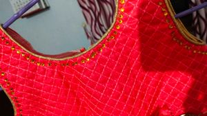 Vibrant Pink &amp; Gold Party Dress