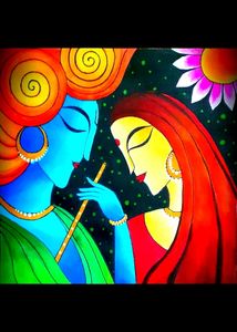 🔥Price Drop🔥 Radha Krishna Painting