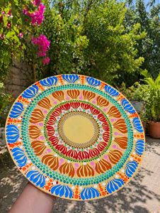 Hand-Painted Mandala Wall Art