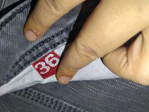 Men's Grey Wash Slim Fit Jeans