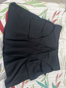 Korean Stylish Black Cargo skirt