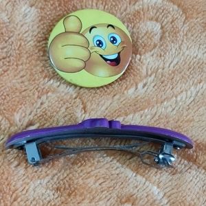 💝 DARK BLUE COLOR HAIR CLIP 😻