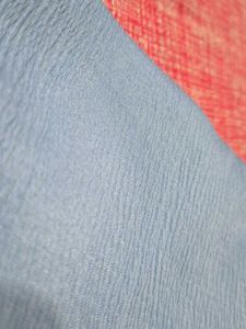 Light Blue V-Neck Long Sleeve Top