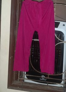 New without tag comfortable pink plazo