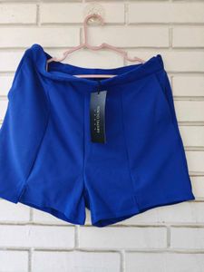 Royal Blue Blazer &amp; Shorts Set