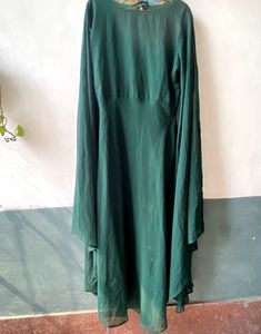 Bottle Green Gown