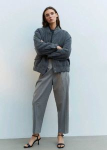 H&M grey Ankle length trousers